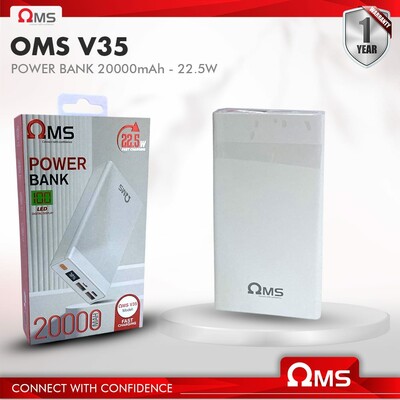 OMS V35 POWER BANK 20000mAh